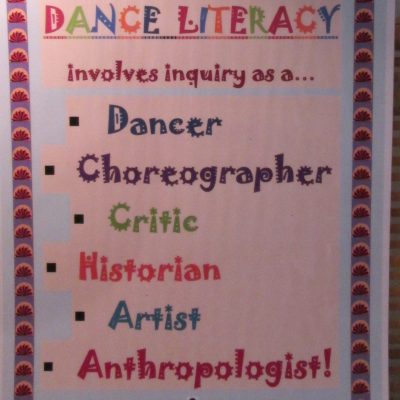 Dance Literacy Poster